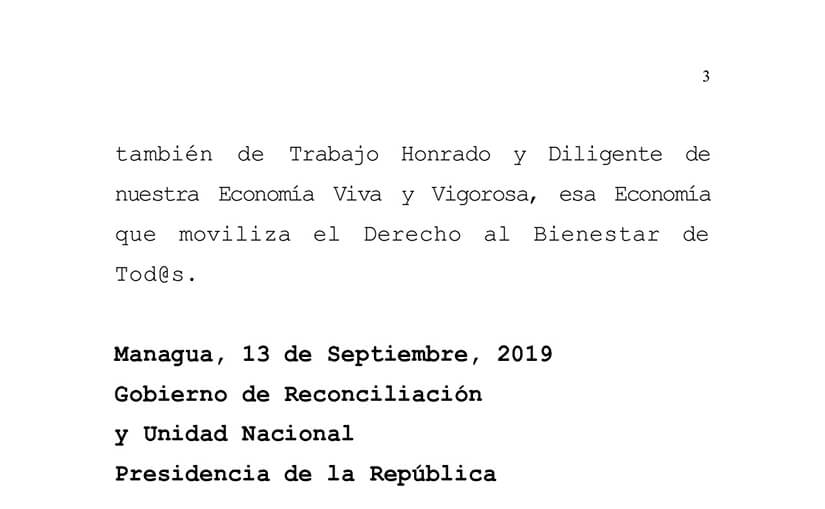 comunicado-gobierno-nicaragua-fiestas-patrias